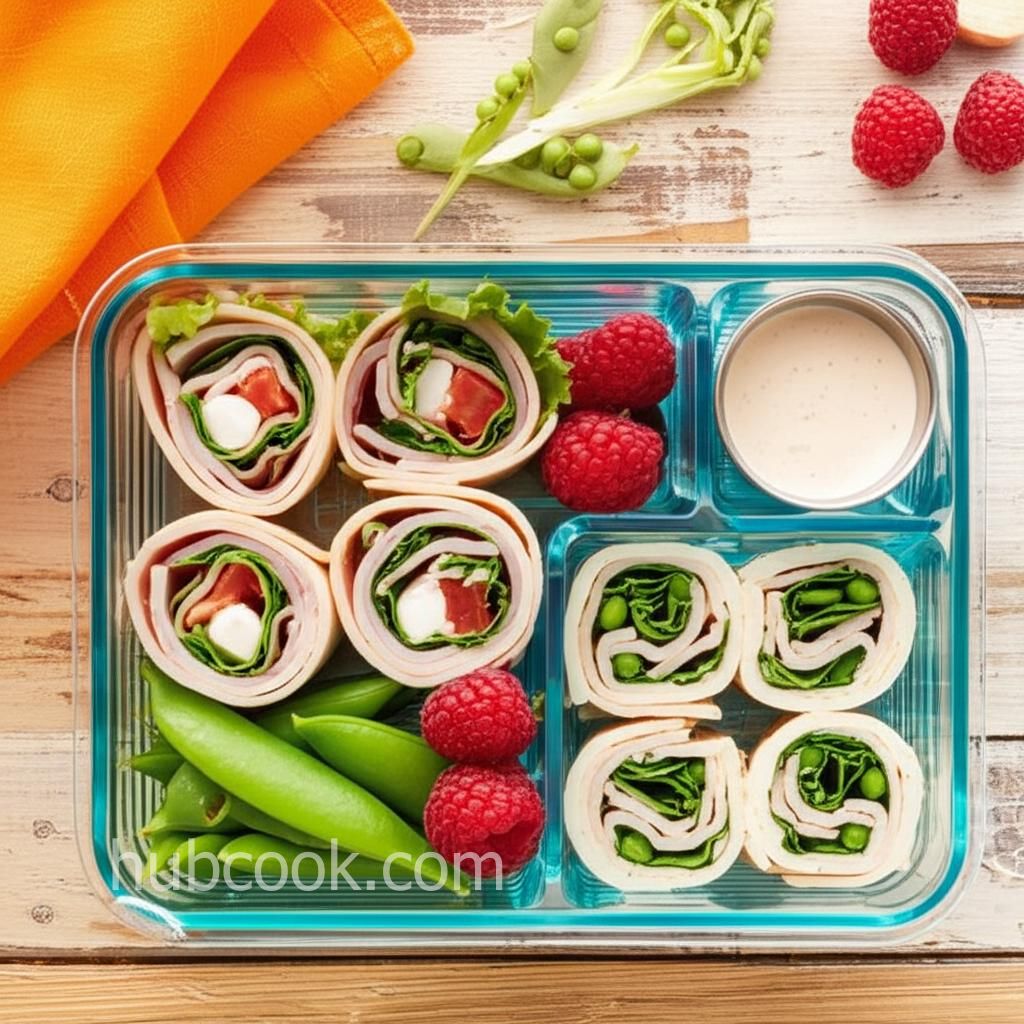 Bento Box Turkey Roll-Ups with Caprese Salad