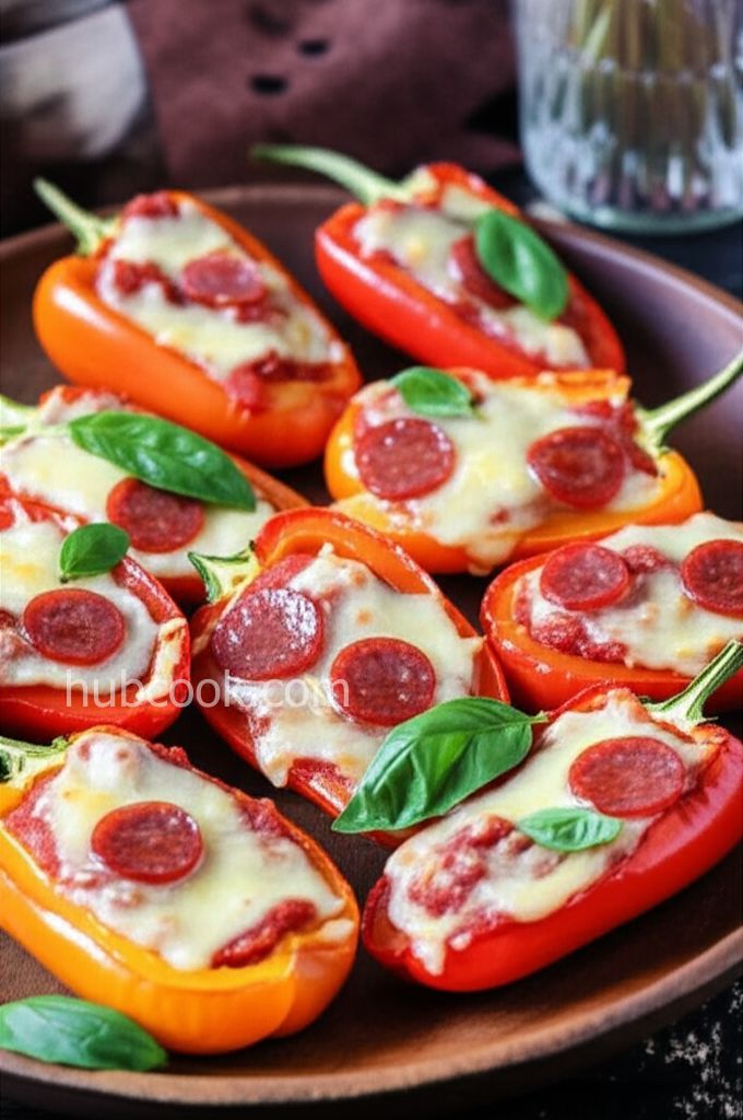 4-Ingredient Pepper Pizza Bites