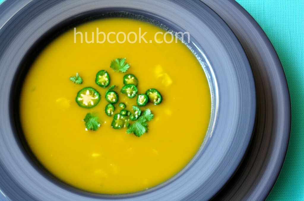 Green Zucchini and Habanero Soup