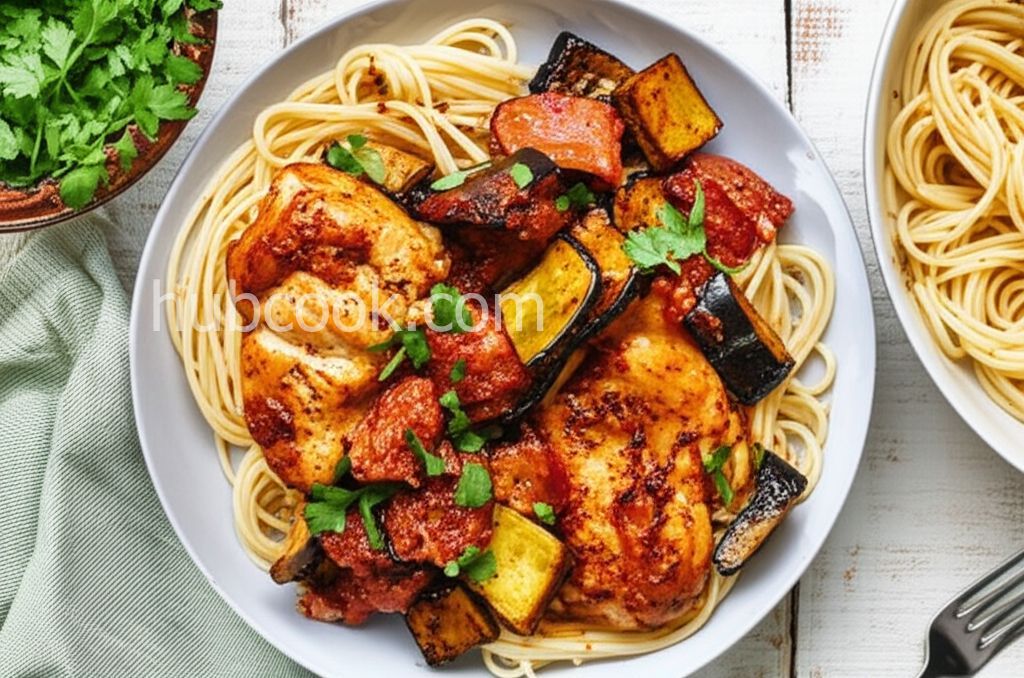 Mediterranean Baked Chicken with Pasta