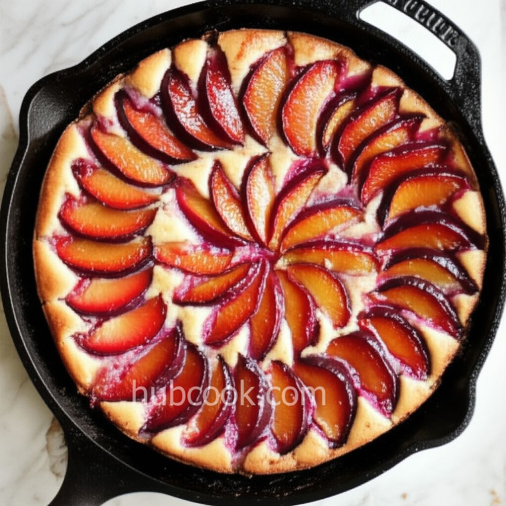 Plum Skillet Cake