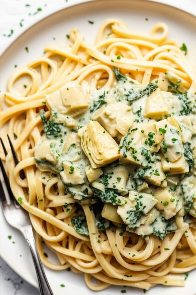 Spinach Artichoke Pasta